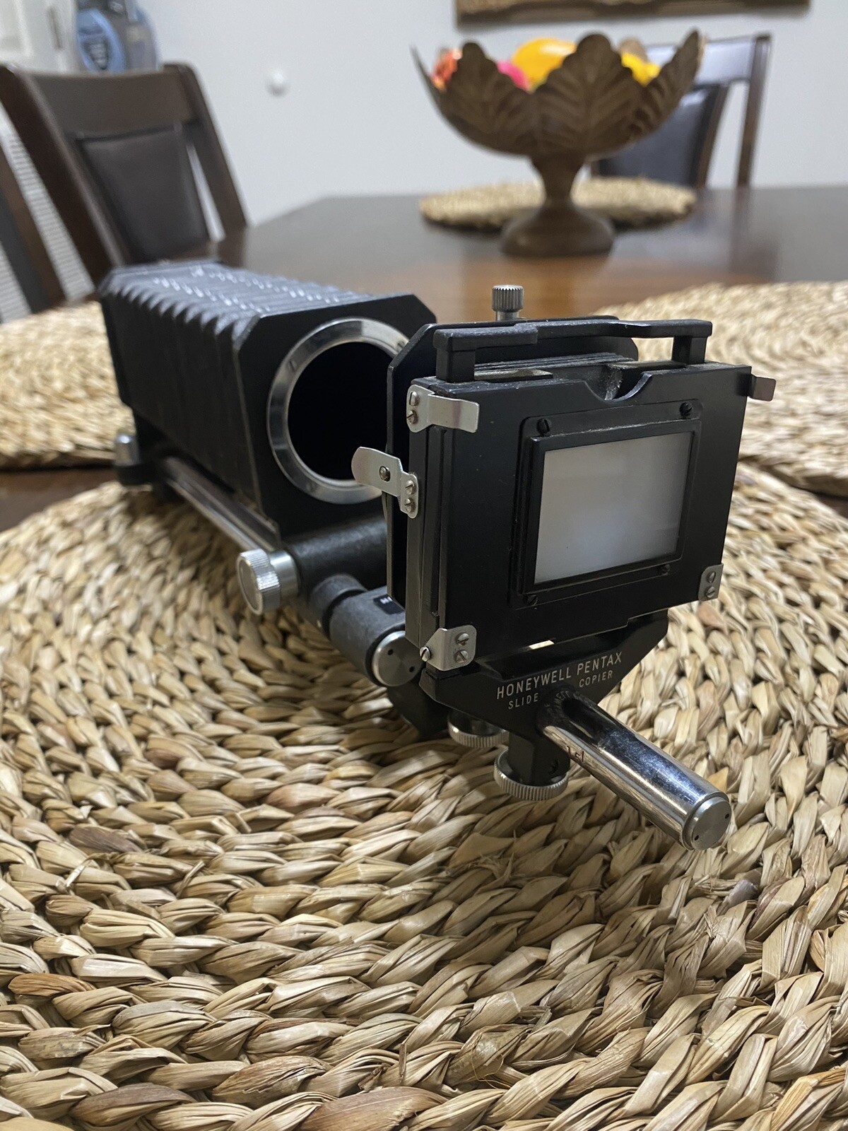Honeywell Pentax Bellow II With Asahi Pentax Slide Copier Attachment ~ Japan