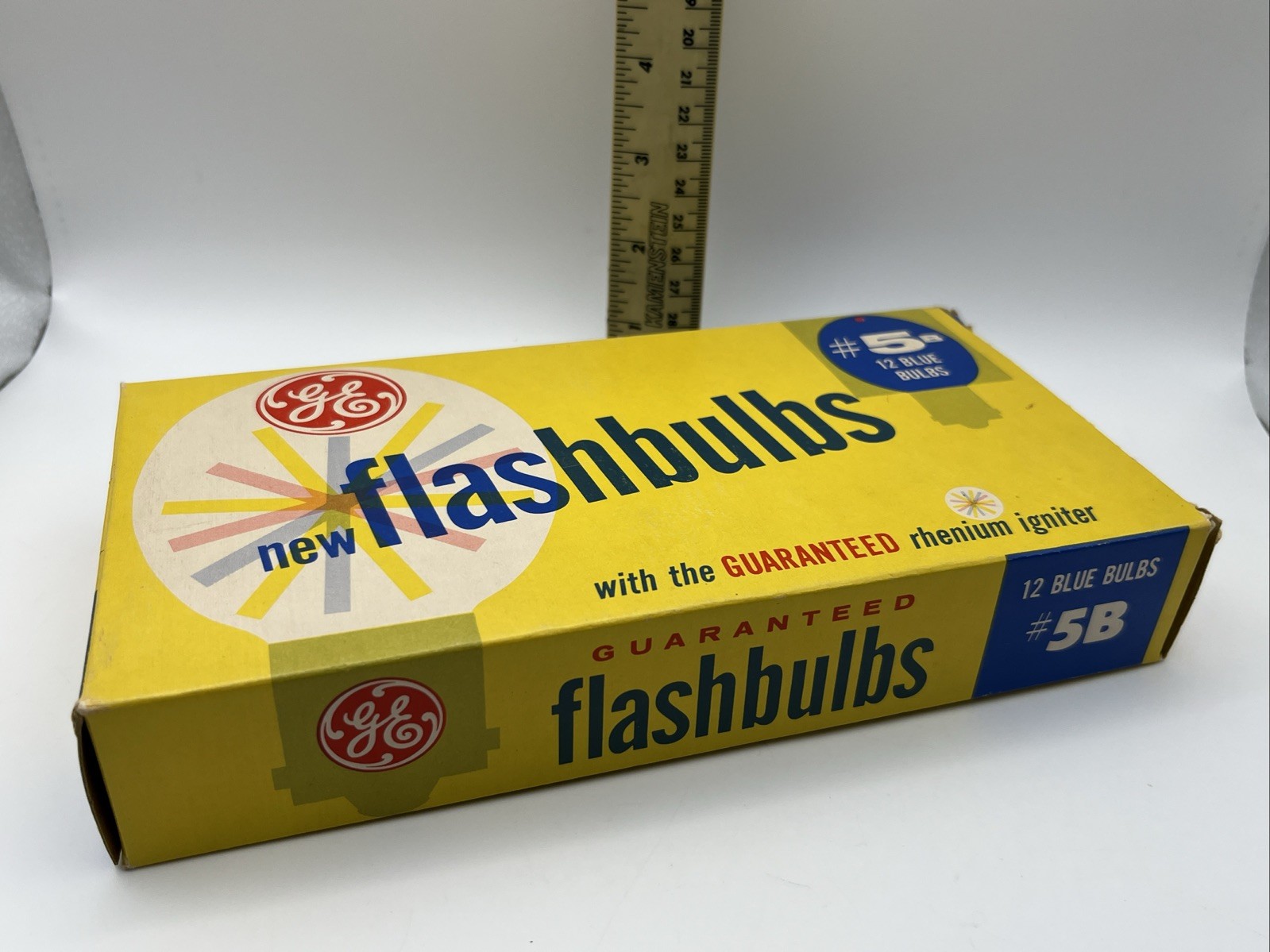 Vintage GE #5B Flashbulbs 12 PACK New Old Stock