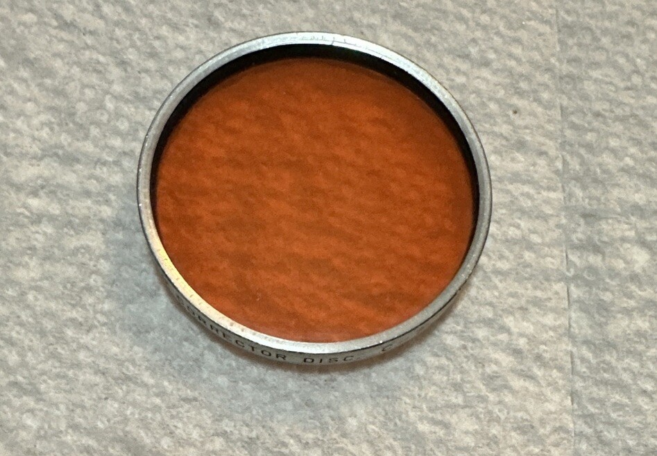 2-Camera Filters 1-Adapter Ring – Kodak Series 6/80A Filter/Harrison C-7 No. 3