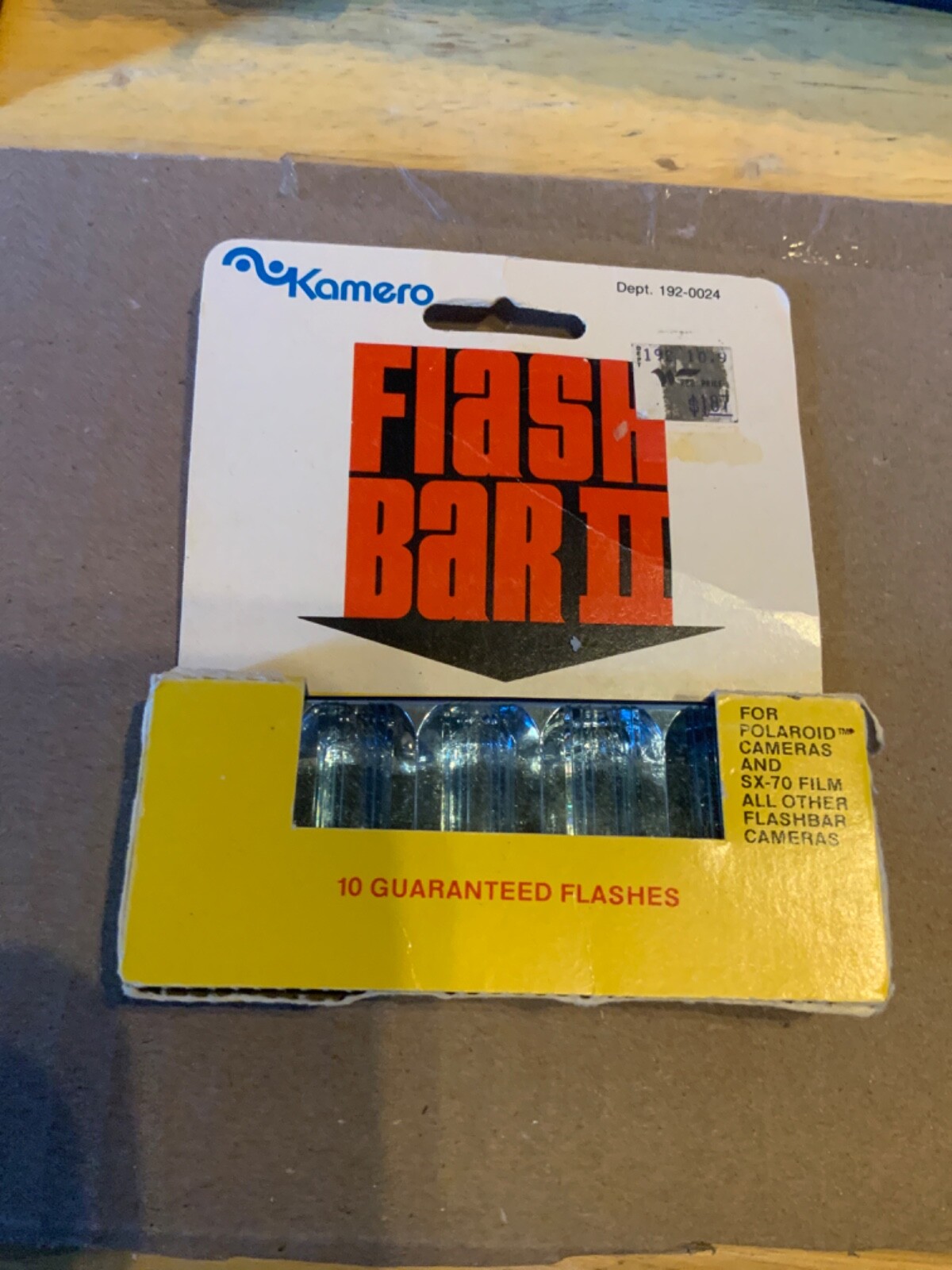 New KAMERO Flash Bar II For Polaroid Instant Film Cameras SX-70 Vintage