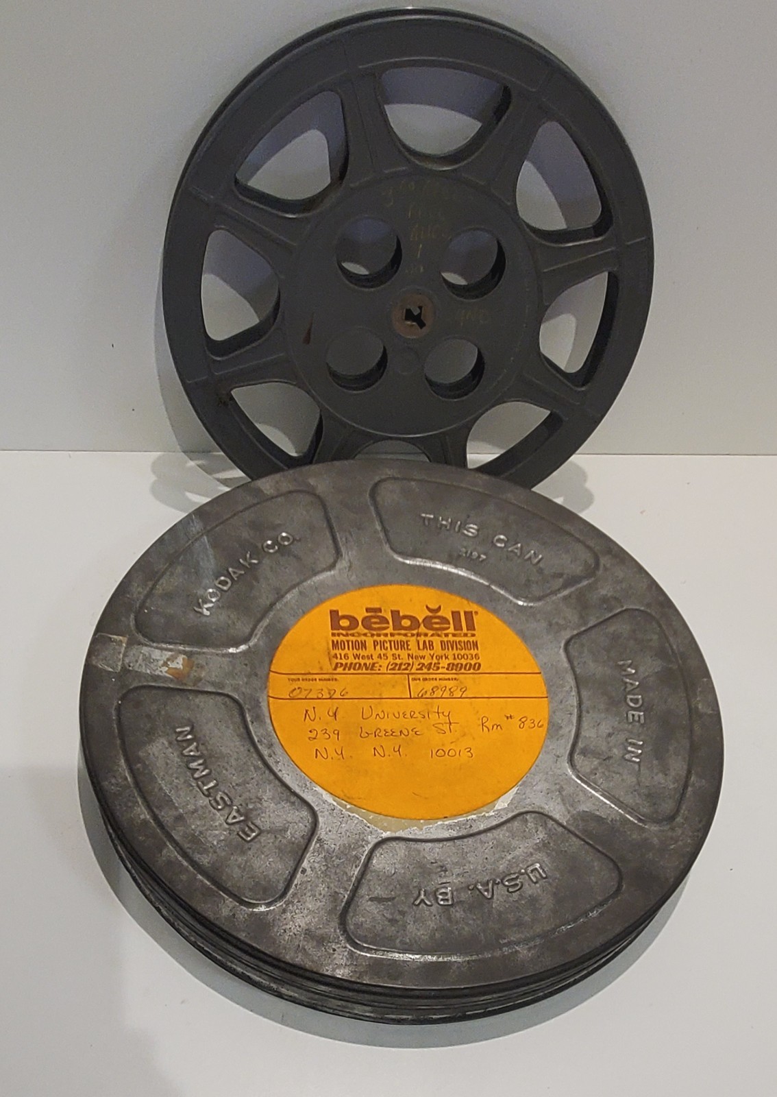 Vintage Eastman Kodak Film Can Canister 11.5″ No. 2197 with Reel Empty