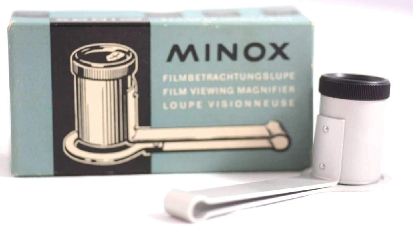 MINOX CAMERA FILM VIEWING MAGNIFIER LOUPE (MINT)