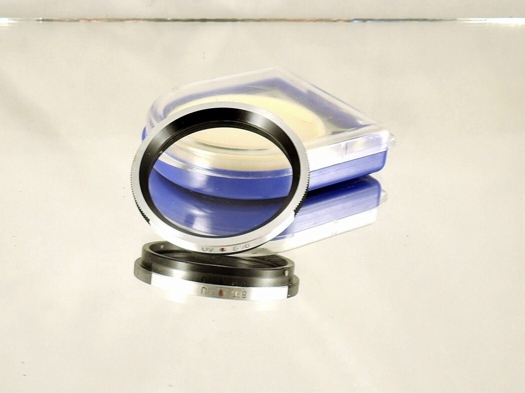 Flexaret UV B36 Filter Meopta Accessories Bayonet RARE + right blue plastic box.