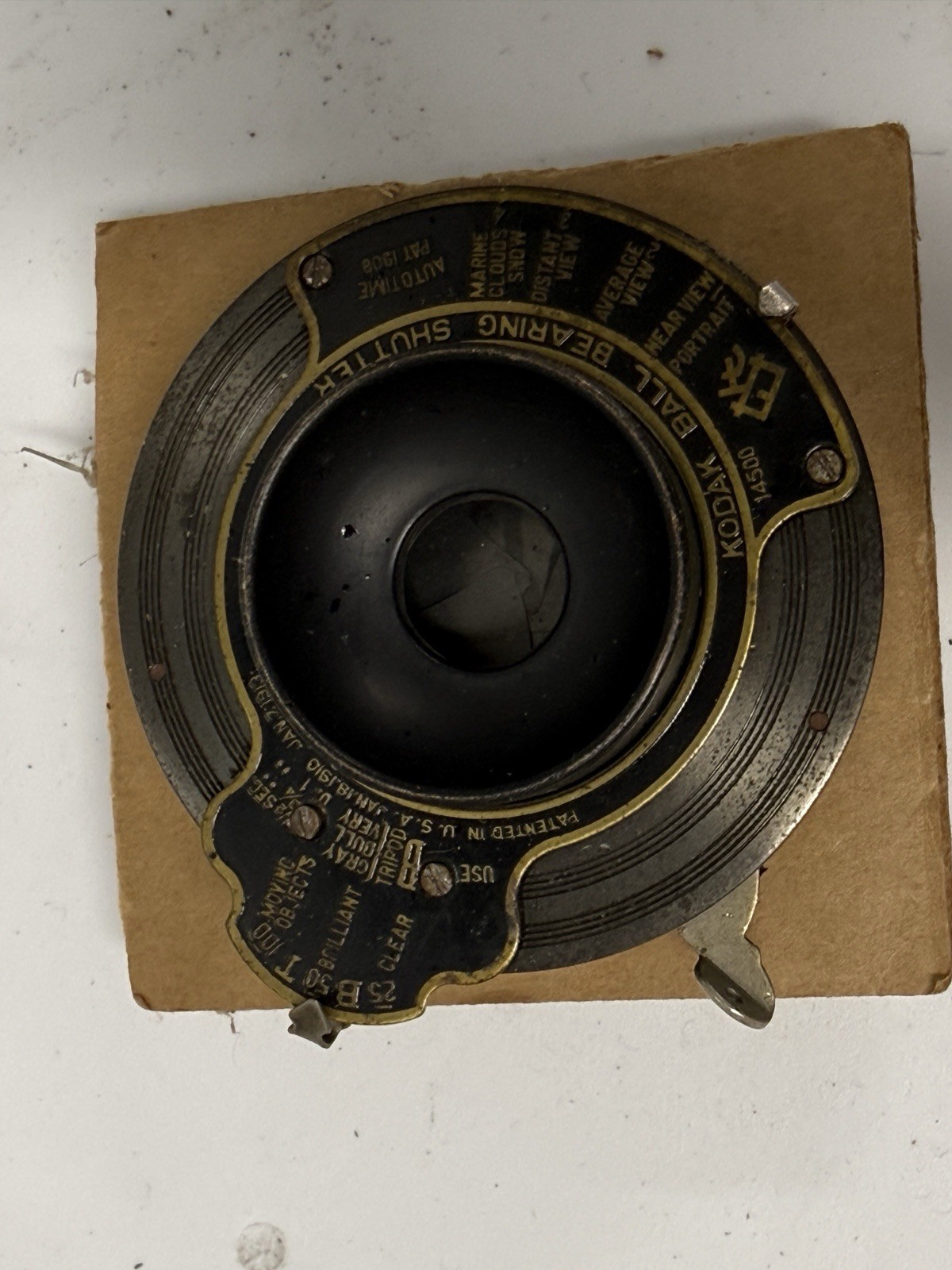 💙Antique Eastman KODAK Ball Bearing Camera Shutter Patd 1913 Rare HTF (CB6) NEW