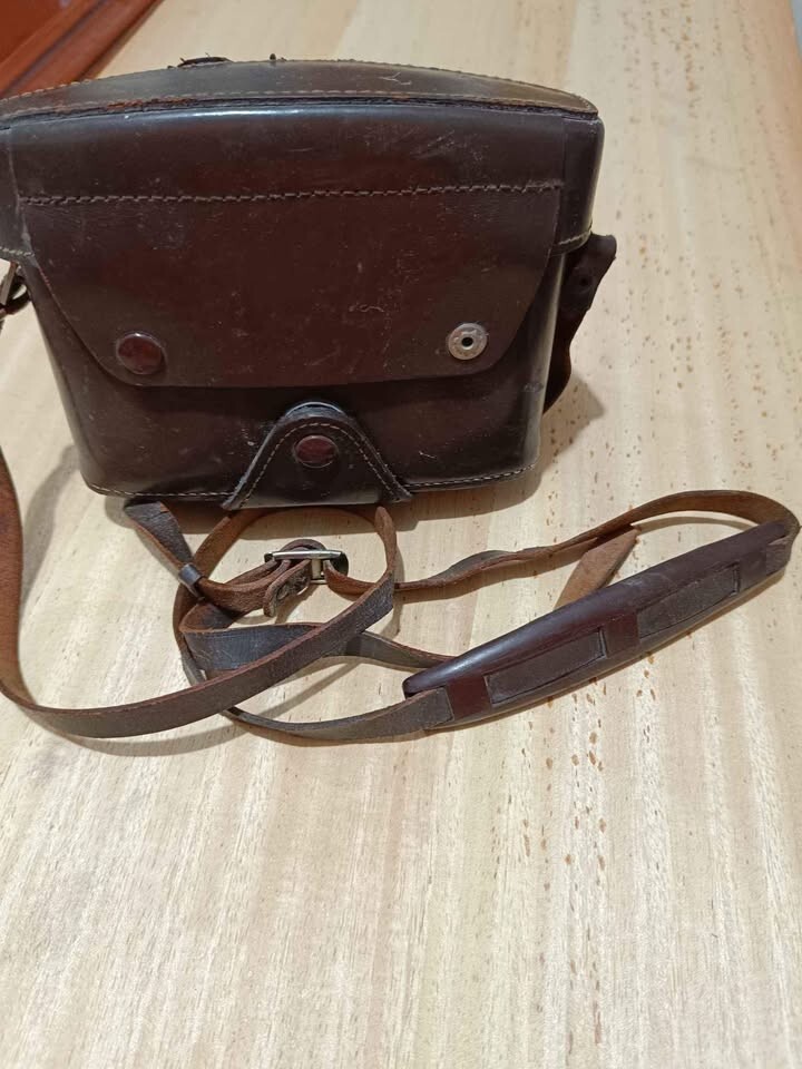 Vintage Brown Leather Leica Leitz Wetzlar Camera Case for Leicaflex SL/SL2 – Mod