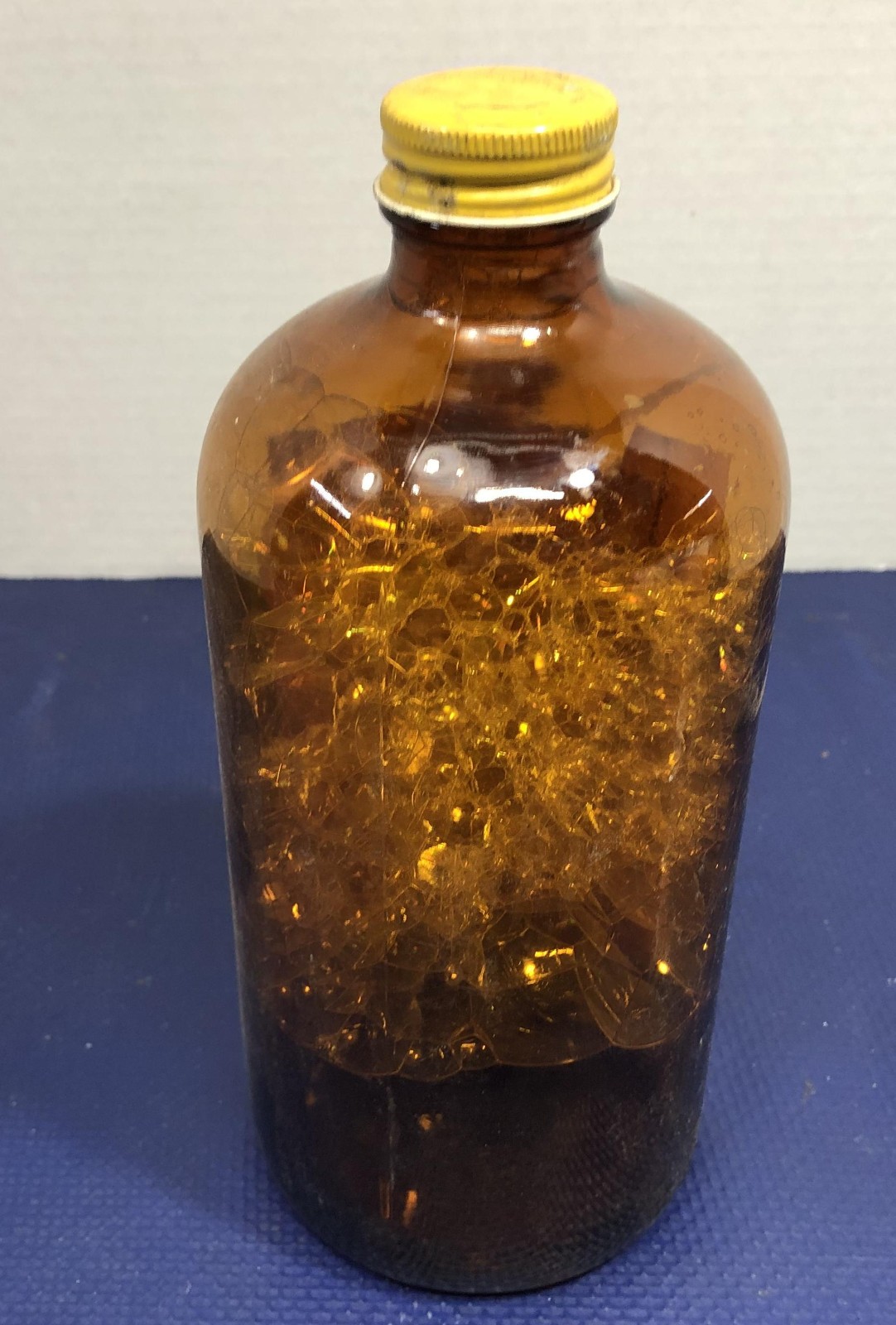 Kodak Photo-Flo Brown Amber Glass Bottle 1 Quart vintage camera
