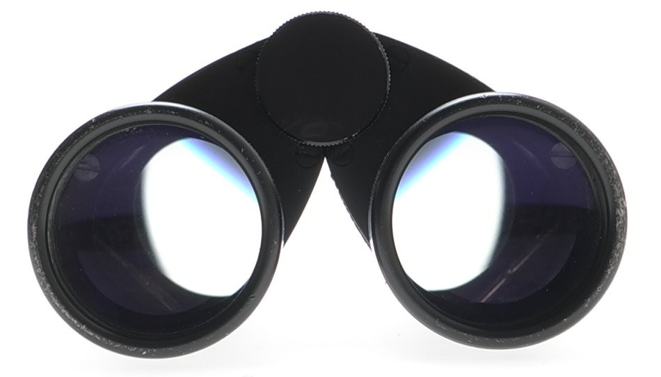LEICA 7×35 B TRINOVID LEITZ BINOCULARS BLACK CASE STRAPS USED OPTICS 150m/1000