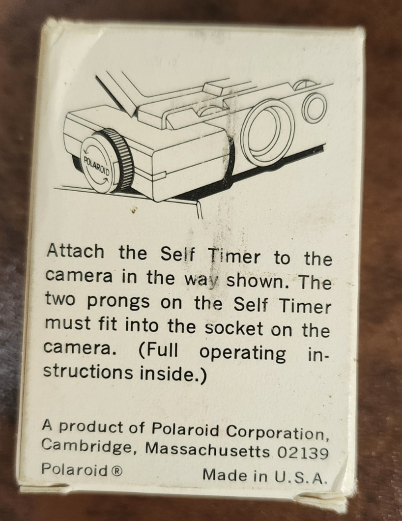 Vintage Polaroid #132 Self Timer for SX 70 Land Camera – NEW w/ Box Free Ship