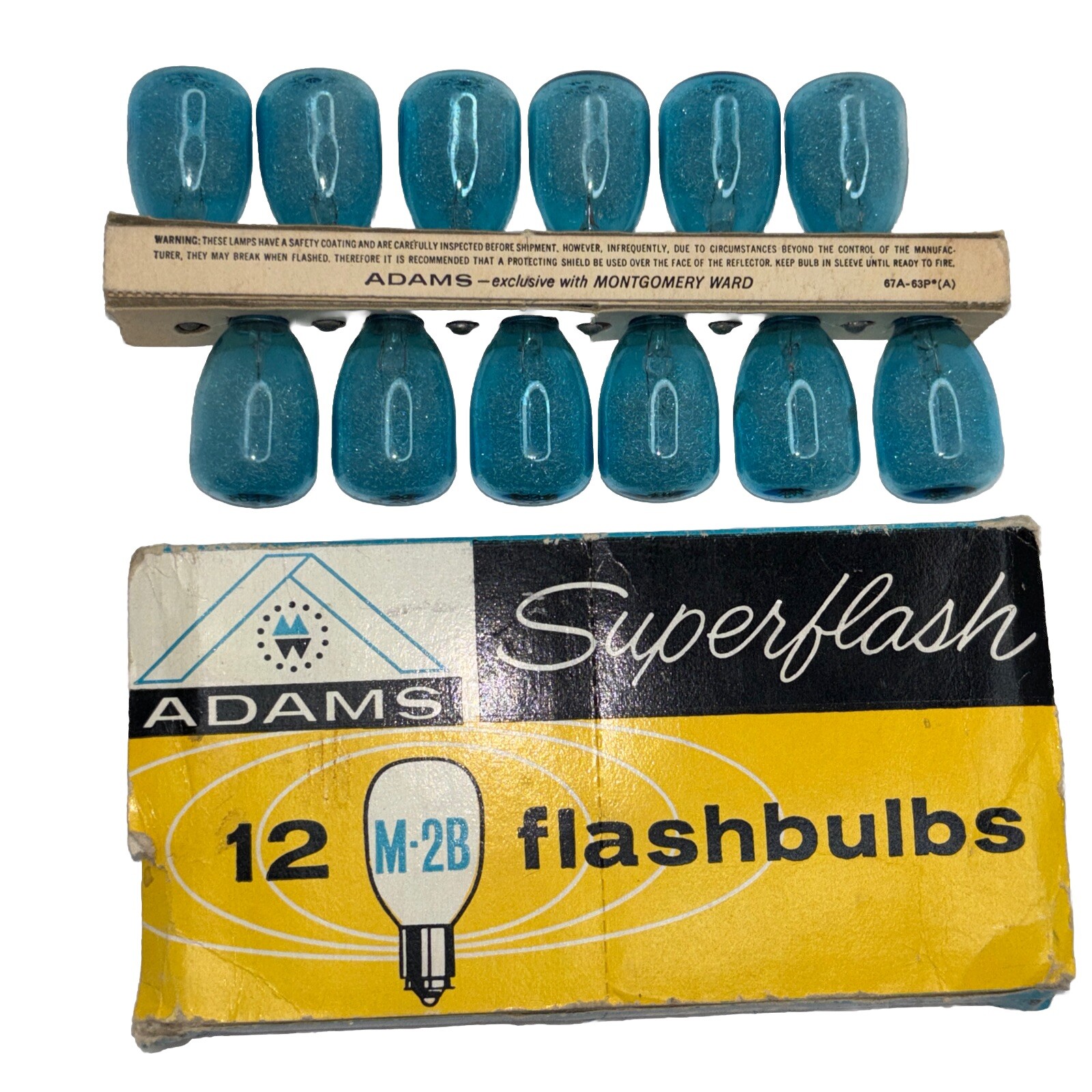 Vintage Sylvania Blue Dot Press Flashbulbs Mixed Lot Of 32 M3B M-28 M-2B Retro