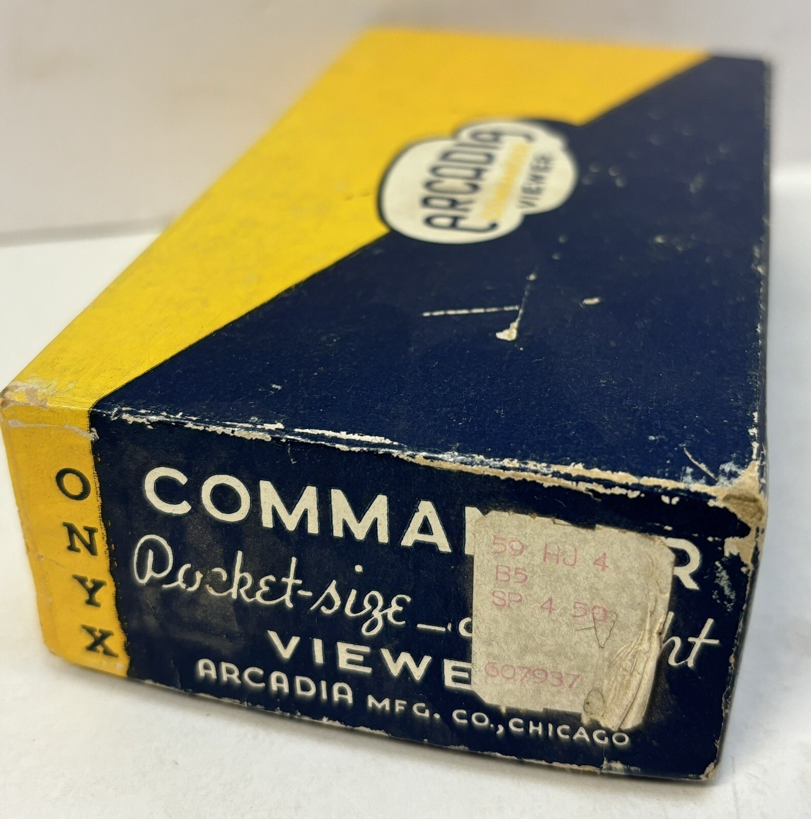 Vintage 1940s Arcadia Commander Pocket Viewer Self-Illuminating W/Box Bakelite
