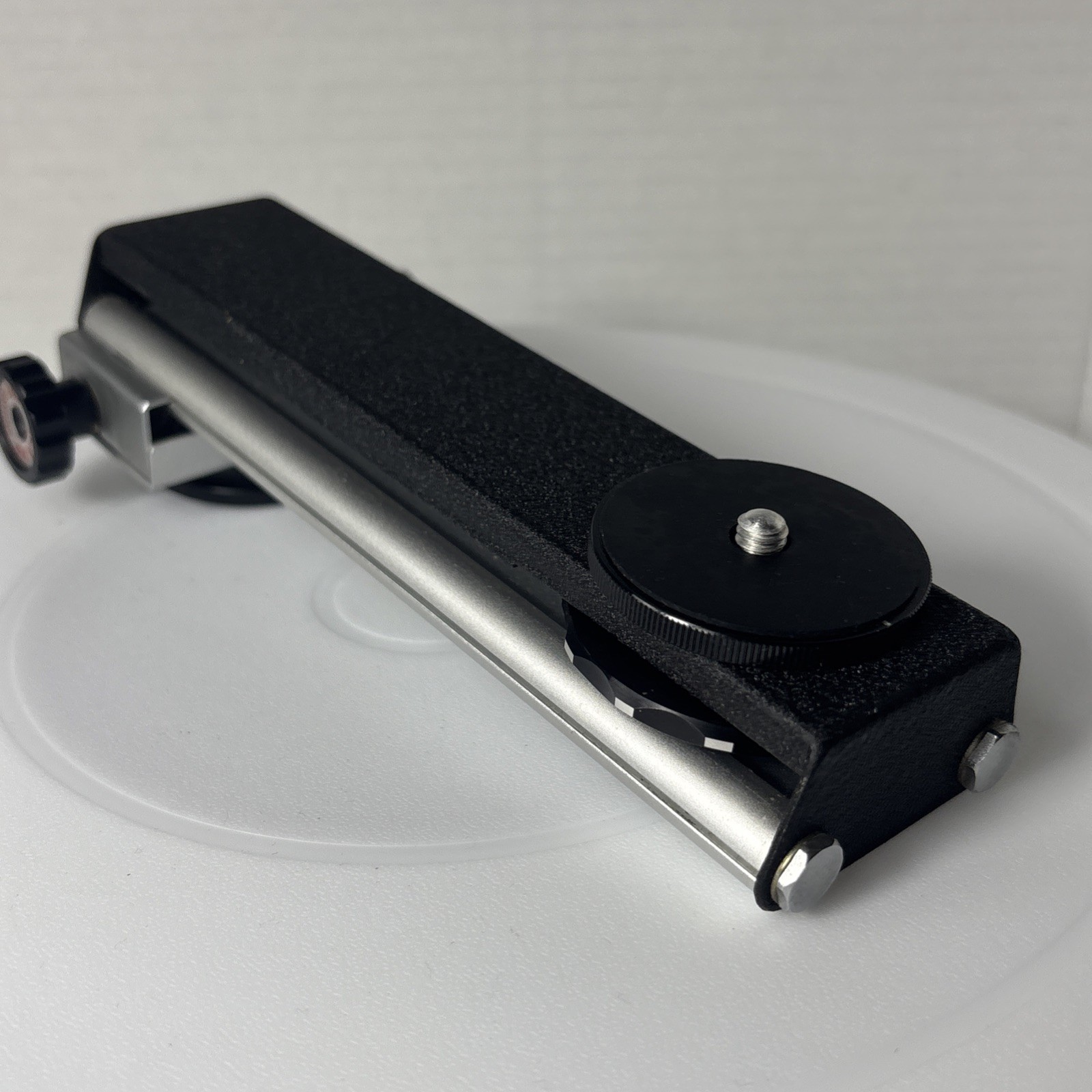 Vintage Spiratone Deluxe Focusing Rail 125MM Fine Focus Control Film Digital SLR