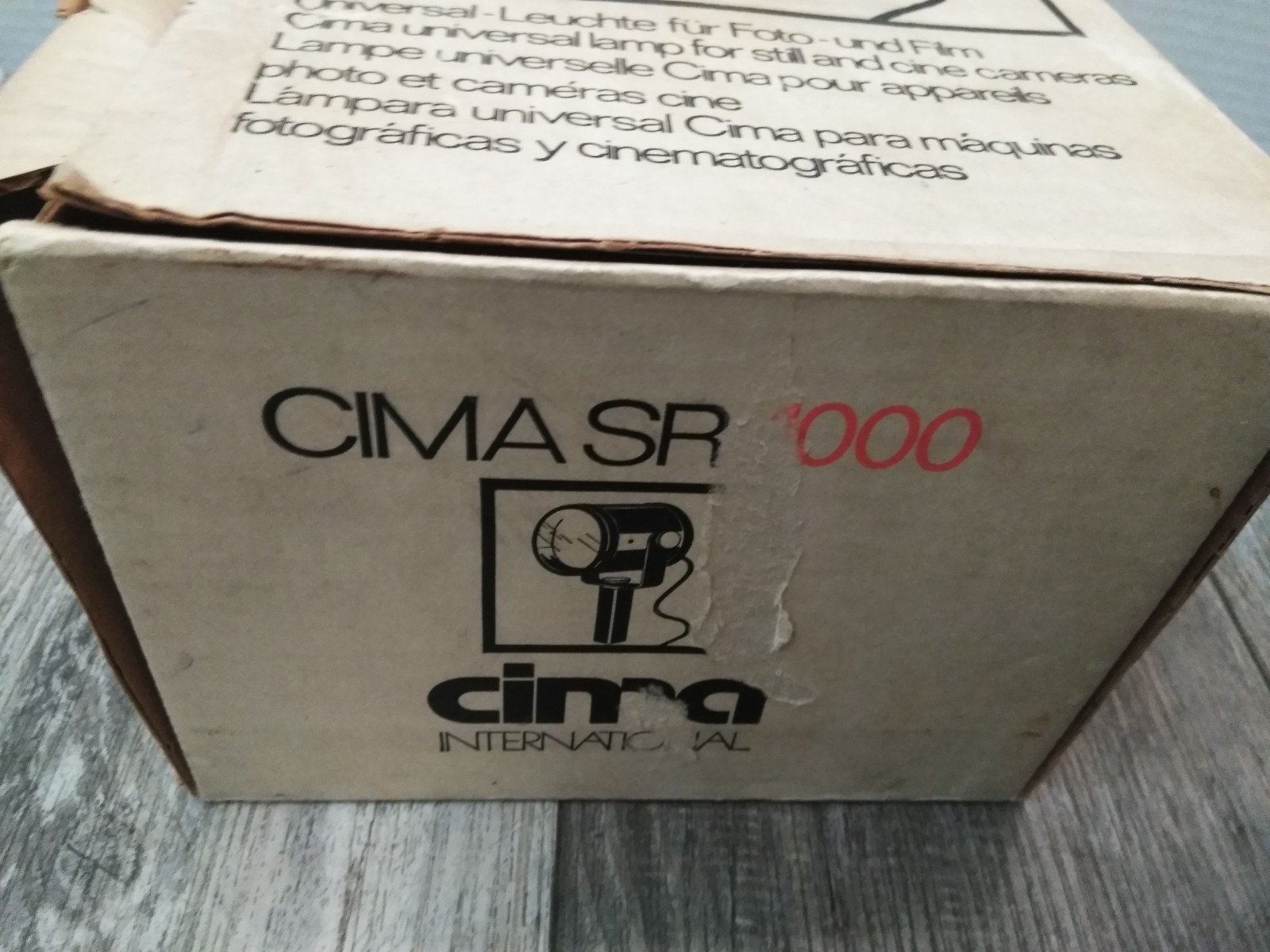 VTG CIMA SR 1000 Universal LAMP FOR CINE CAMERAS, ( NO BULB) W/ Box Germany