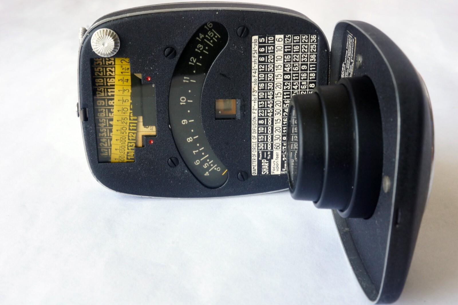 BERTRAM STANDARD LIGHT, EXPOSURE METER with Leather Case Made in Germany as is