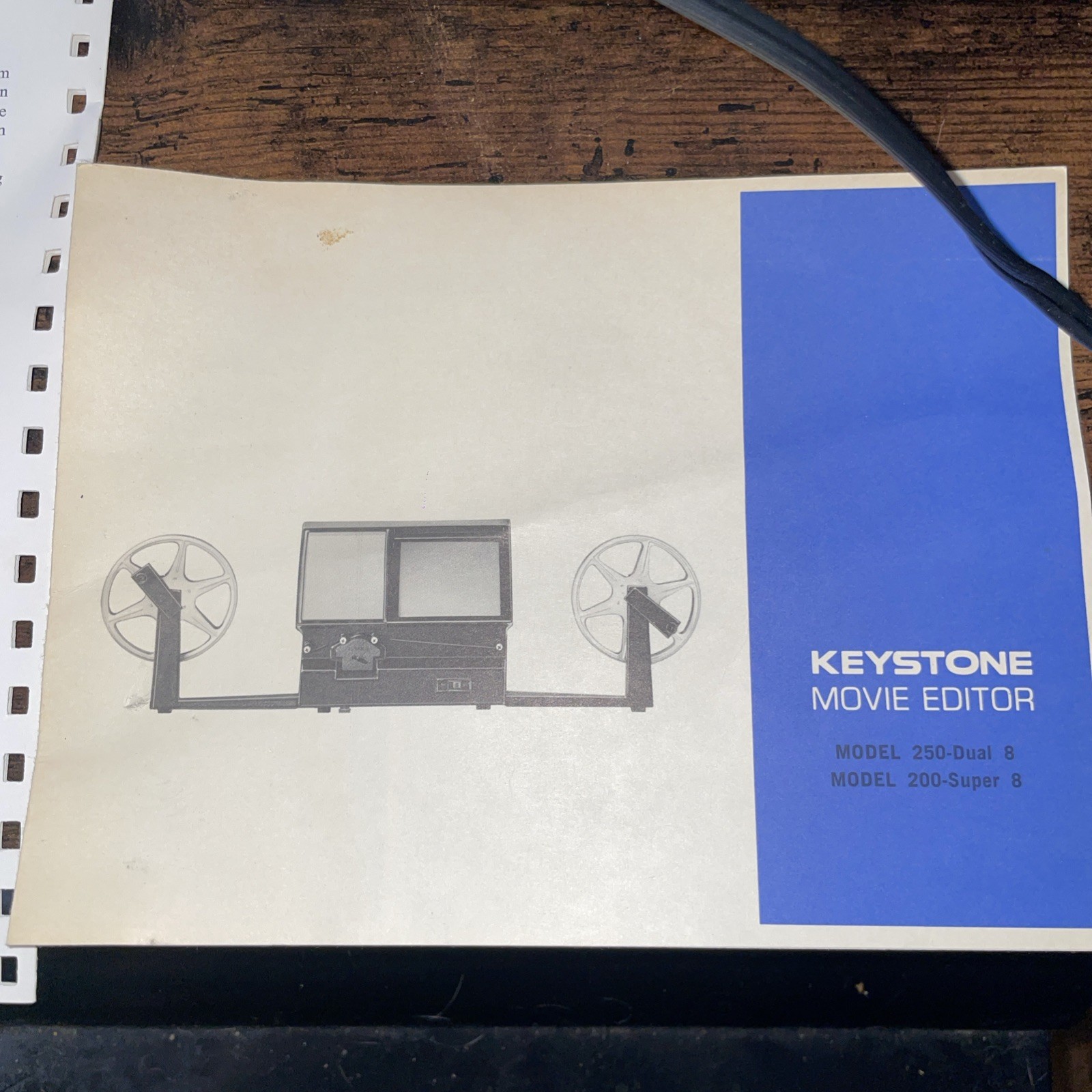 Dual 8 Film Editor, Keystone Model 250 W/ Original Box And Manual. Excellent!!