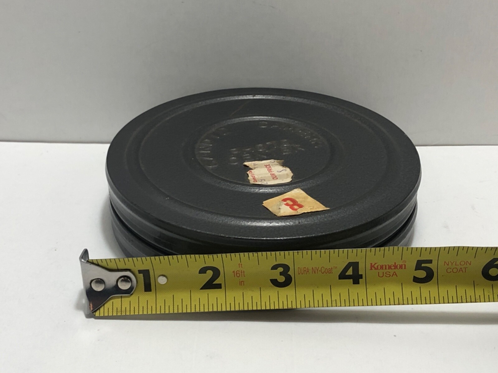 KENCO Regular 8mm Std 8 Movie Auto Take-up Metal Reel & Can WIsconsin X2