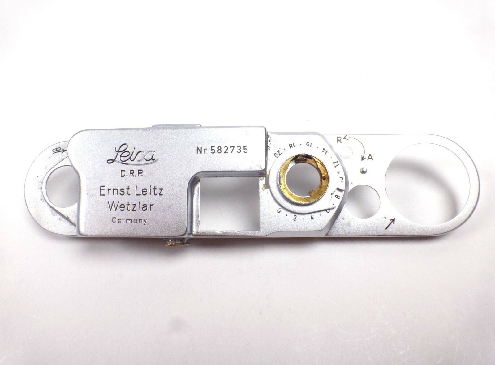 Chrome Top Plate for Leica IIIf Rangefinder 35mm camera