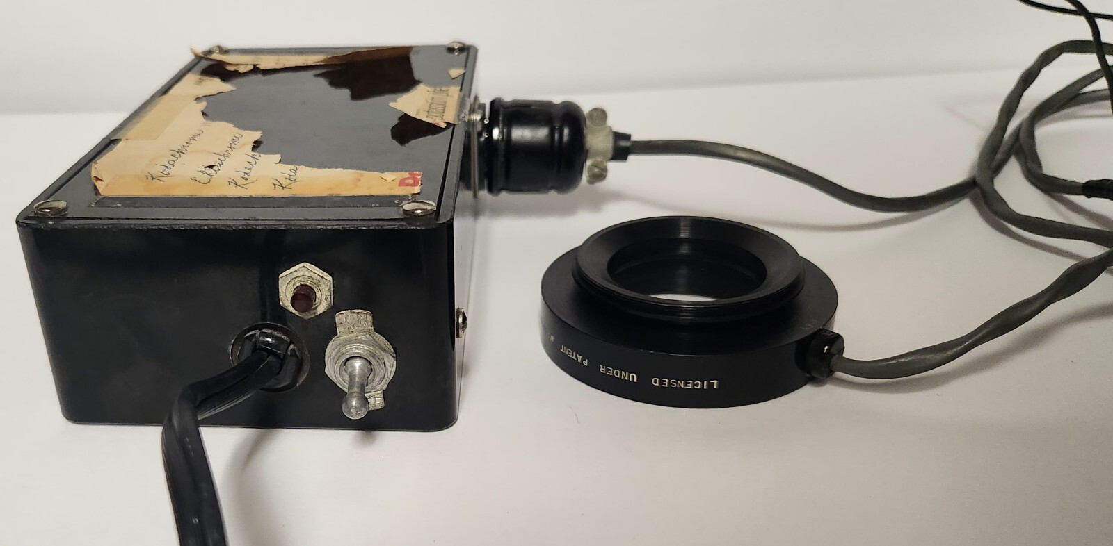 Vintage Camera Flash Ring with Control Box, TESTED Works Perfectly