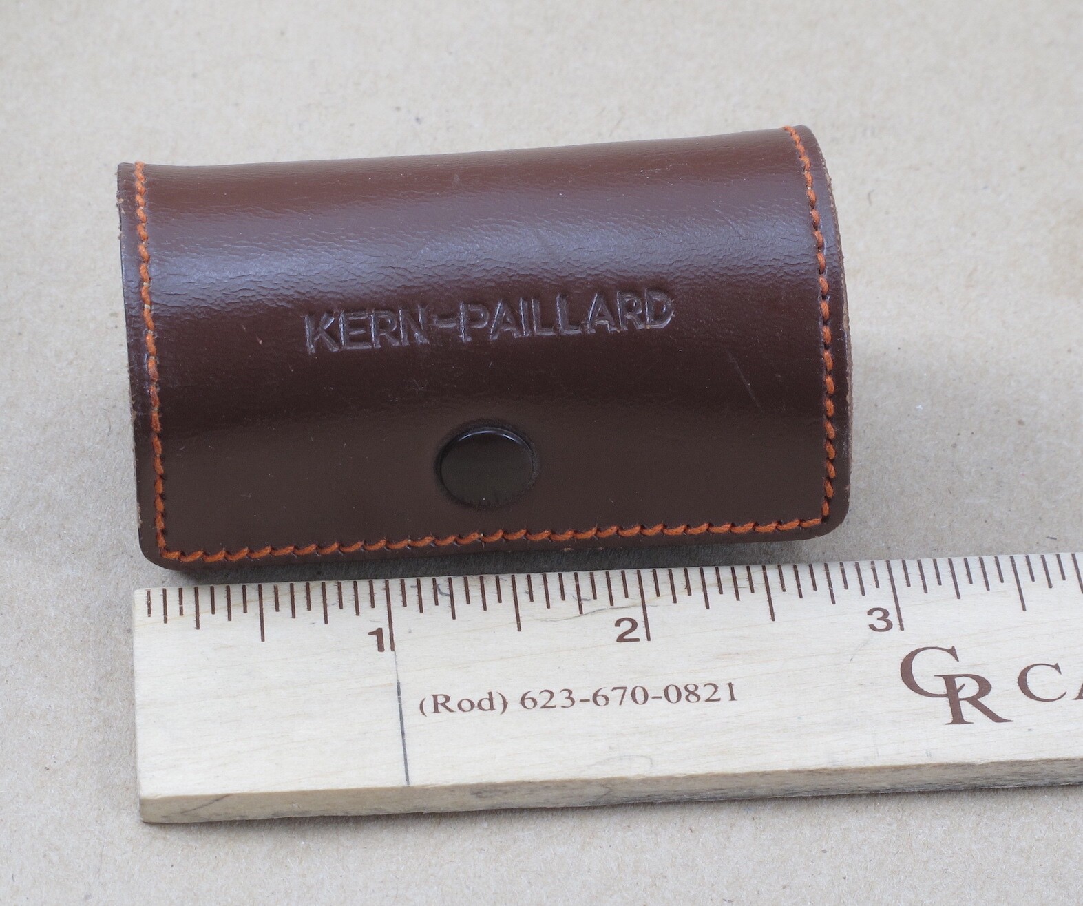 Genuine Bolex Kern Paillard Lens Case for D-Mount Movie Lens Switar/Yvar Lenses