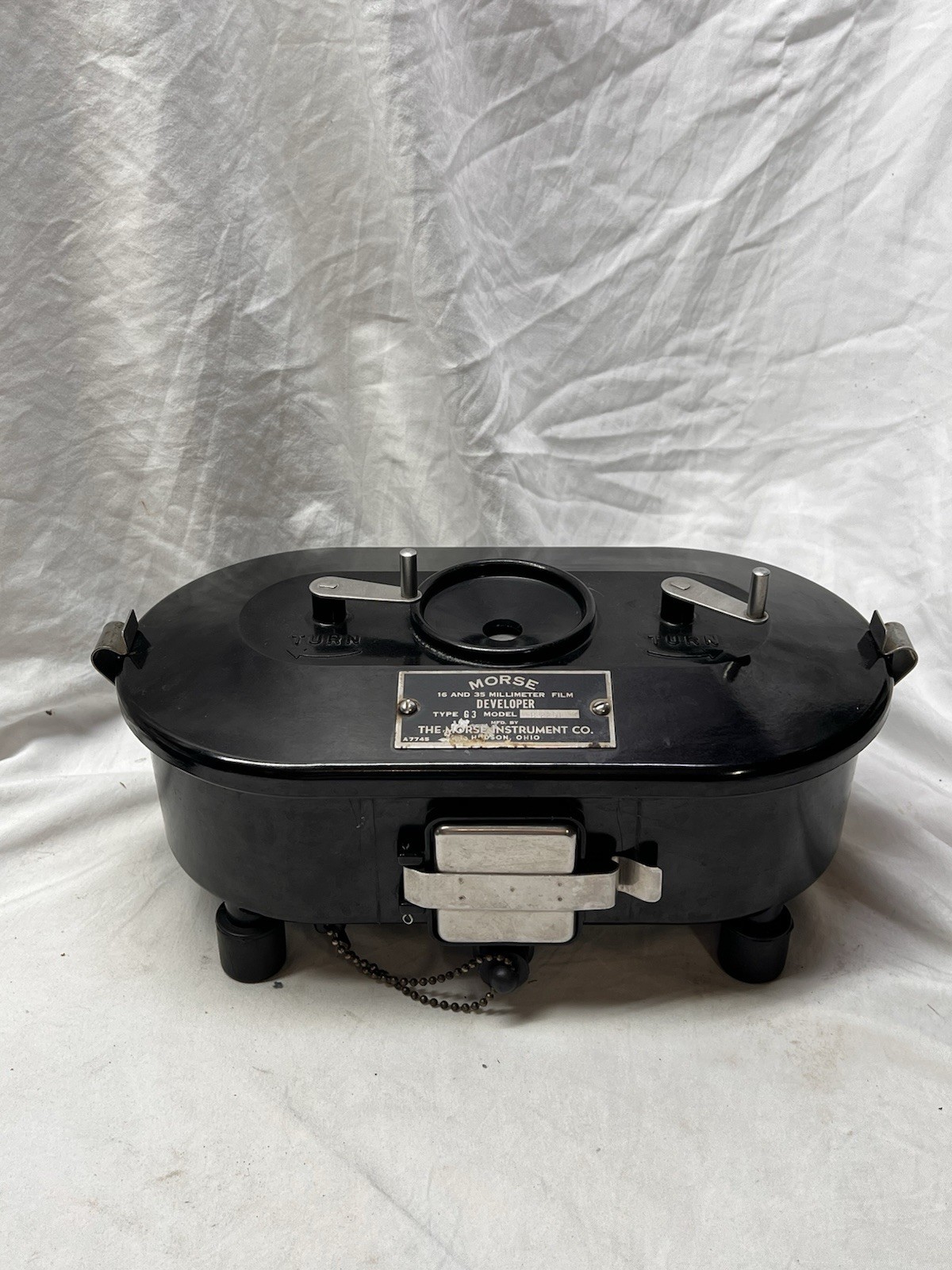 VINTAGE MORSE G3 16mm & 35mm Motion Picture Movie FILM Developing Tank READ