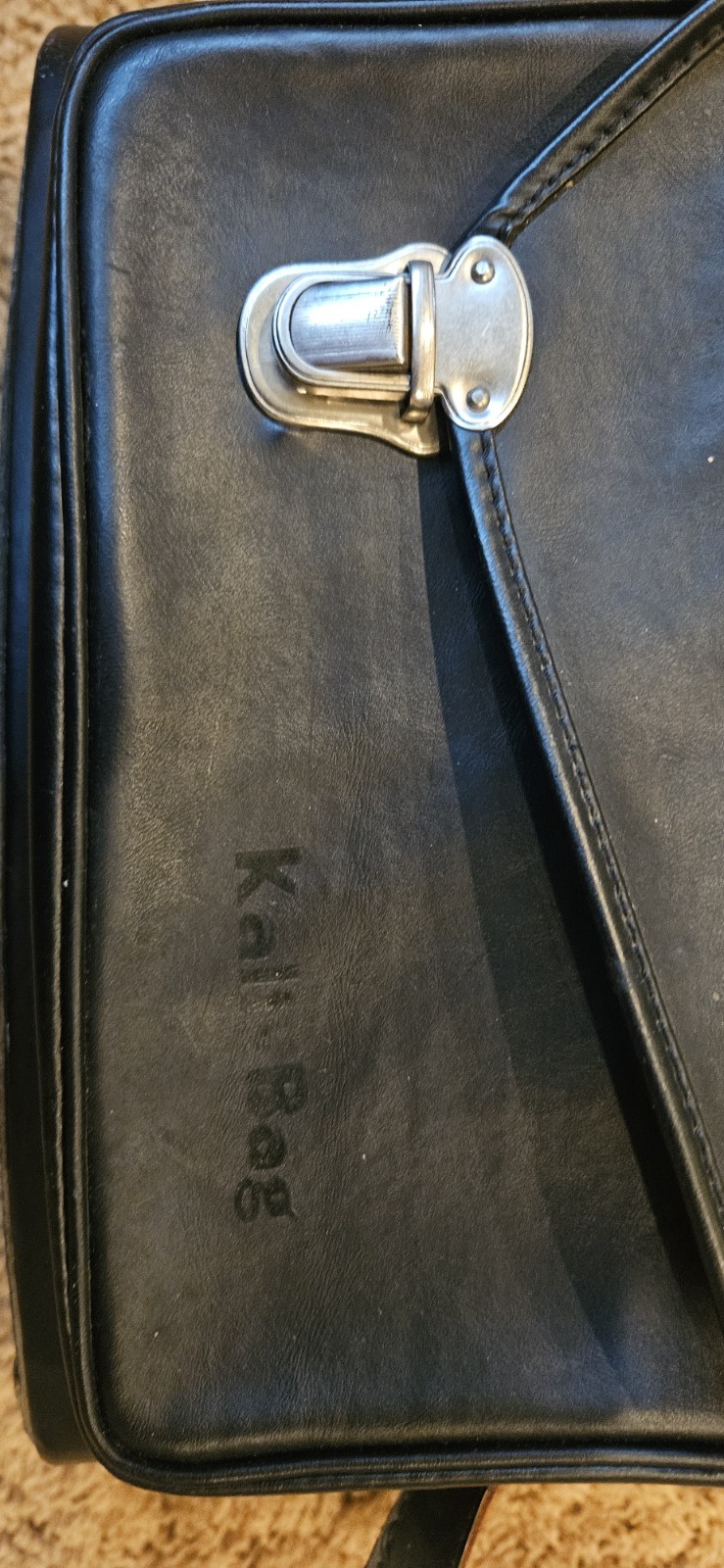Rare Vintage Kali Bag Retro Film Camera Leather Case Made In Japan