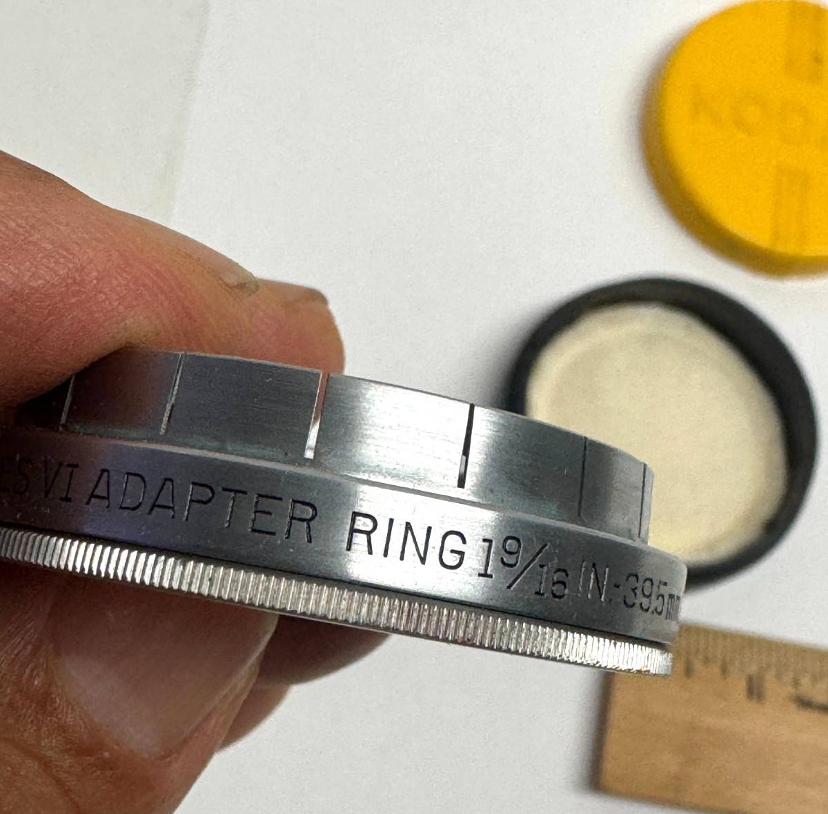 Vintage Kodak Series VI Adapter Ring 19/16 IN. – 39.5MM Camera Lens