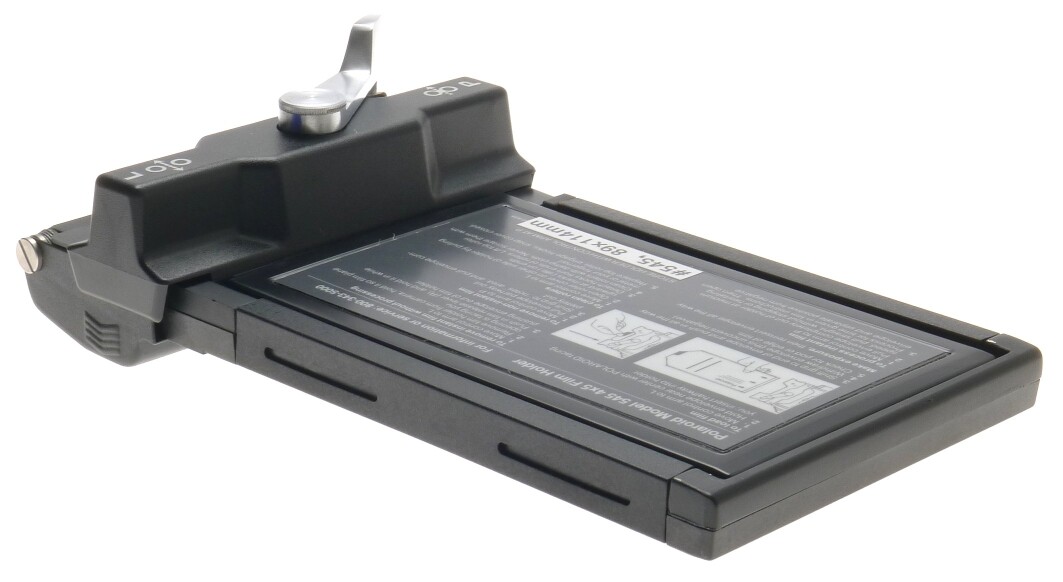 POLAROID 545 FOR FILM PACKS 9x12cm MINT BOX COMPLETE INSTANT FILM HOLDER LINHOF