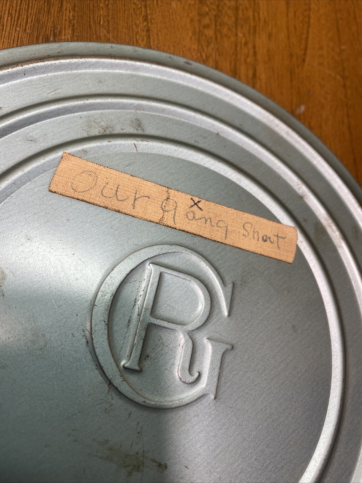 Reelane Metal Green Film Reels Canister Can Case WC FIELDS OUR GANG