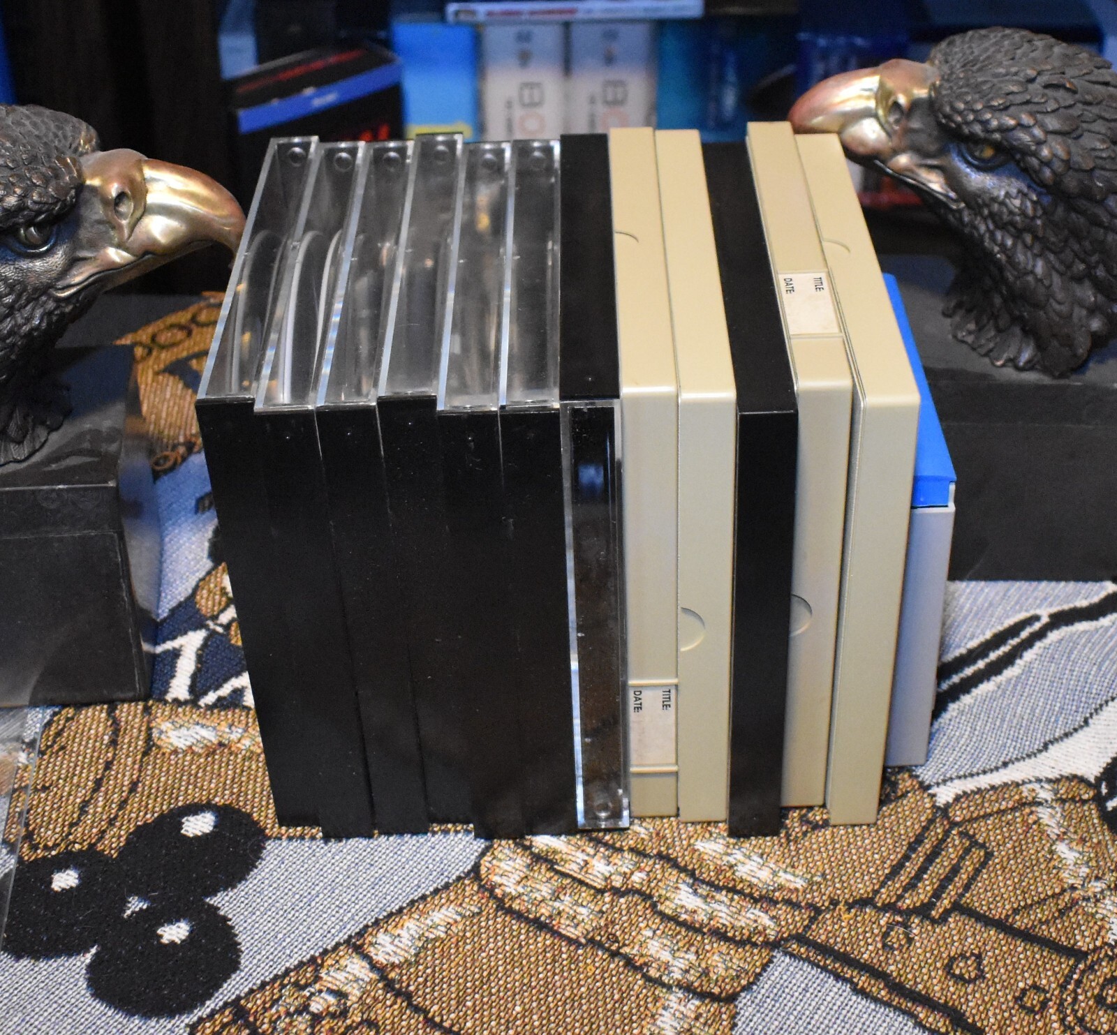 Lot of 13 Empty Reel to Reel Cases 400 Baia and others
