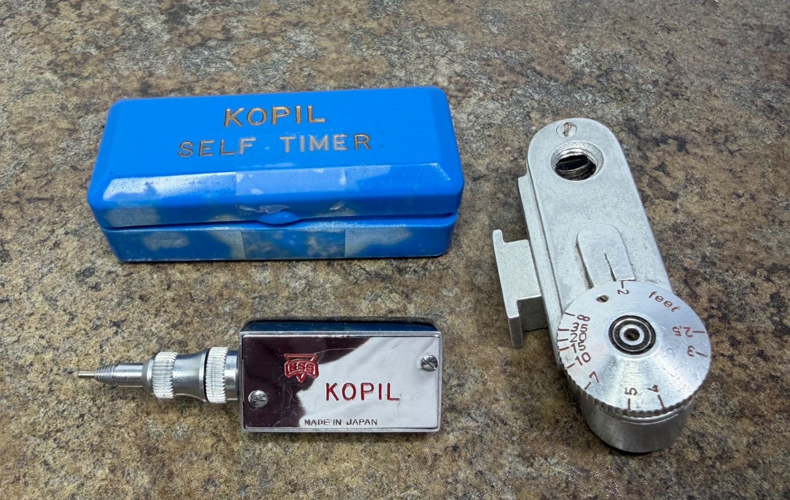 Vintage Kopil Self-Timer & Widor Range Finder for Photography *Untested*