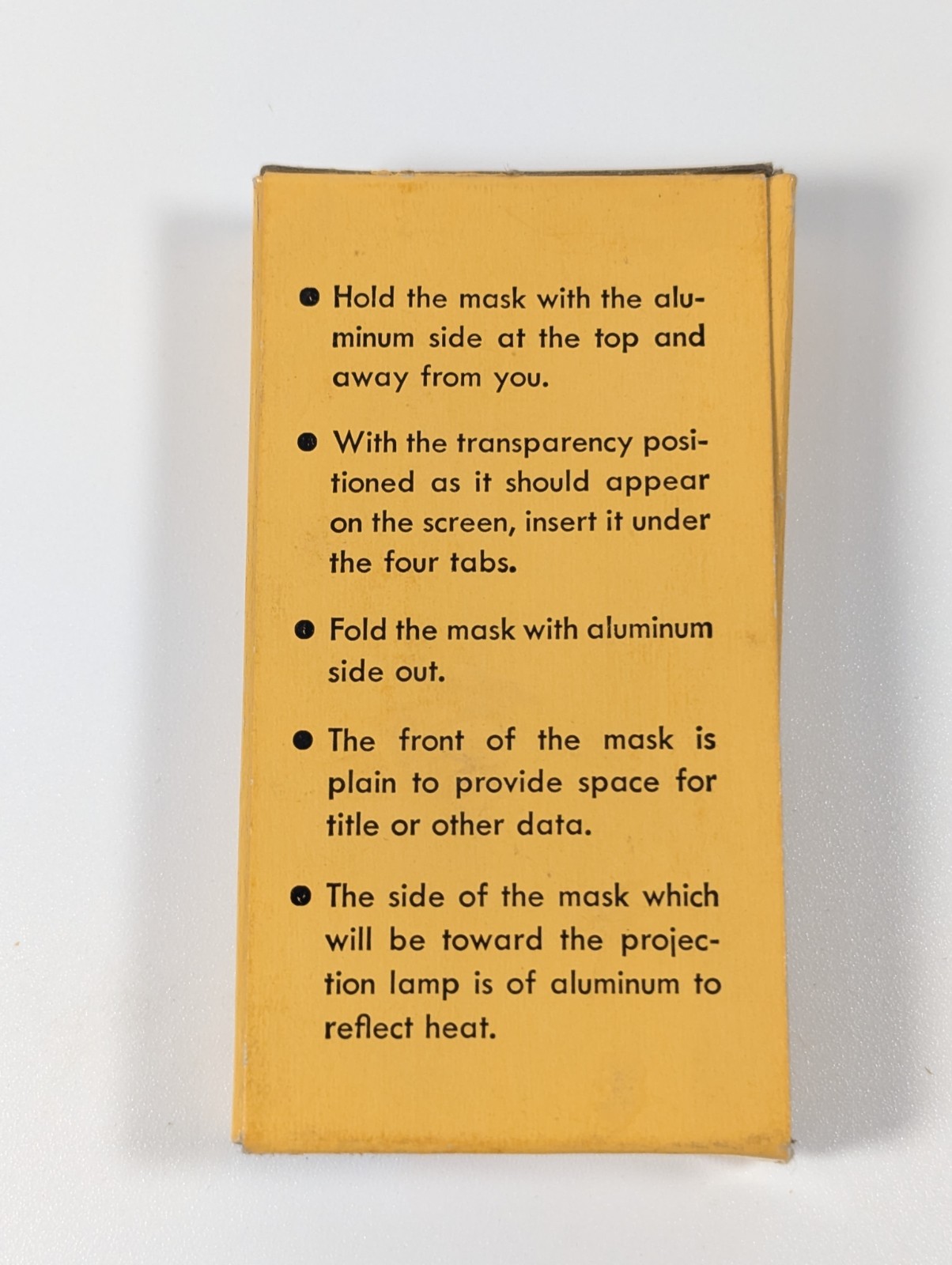 Vintage Kodak 35mm Slide Masks for 2″x2″ Glass Slides , Box of 50 Vtg