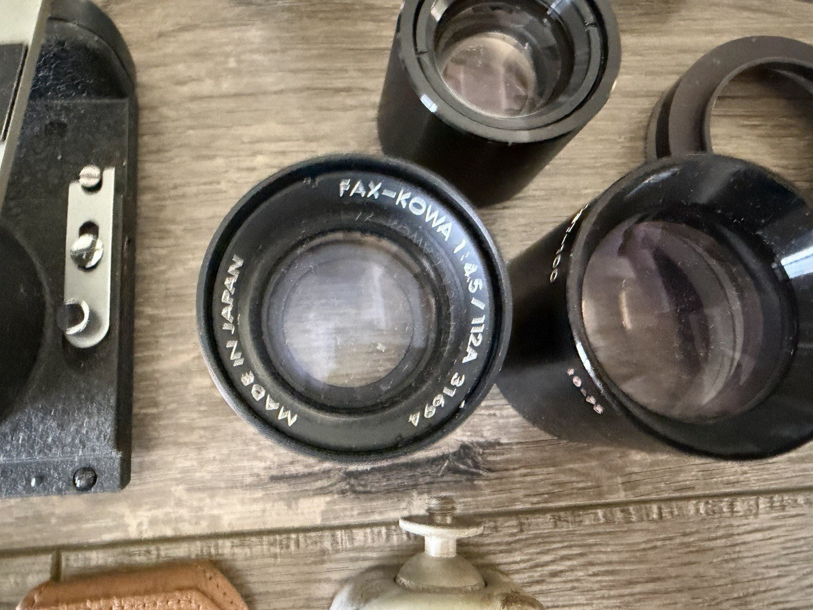 LOT OF Vintage Camera Accessories/Parts Kodak Polaroid & Lens ETC……………