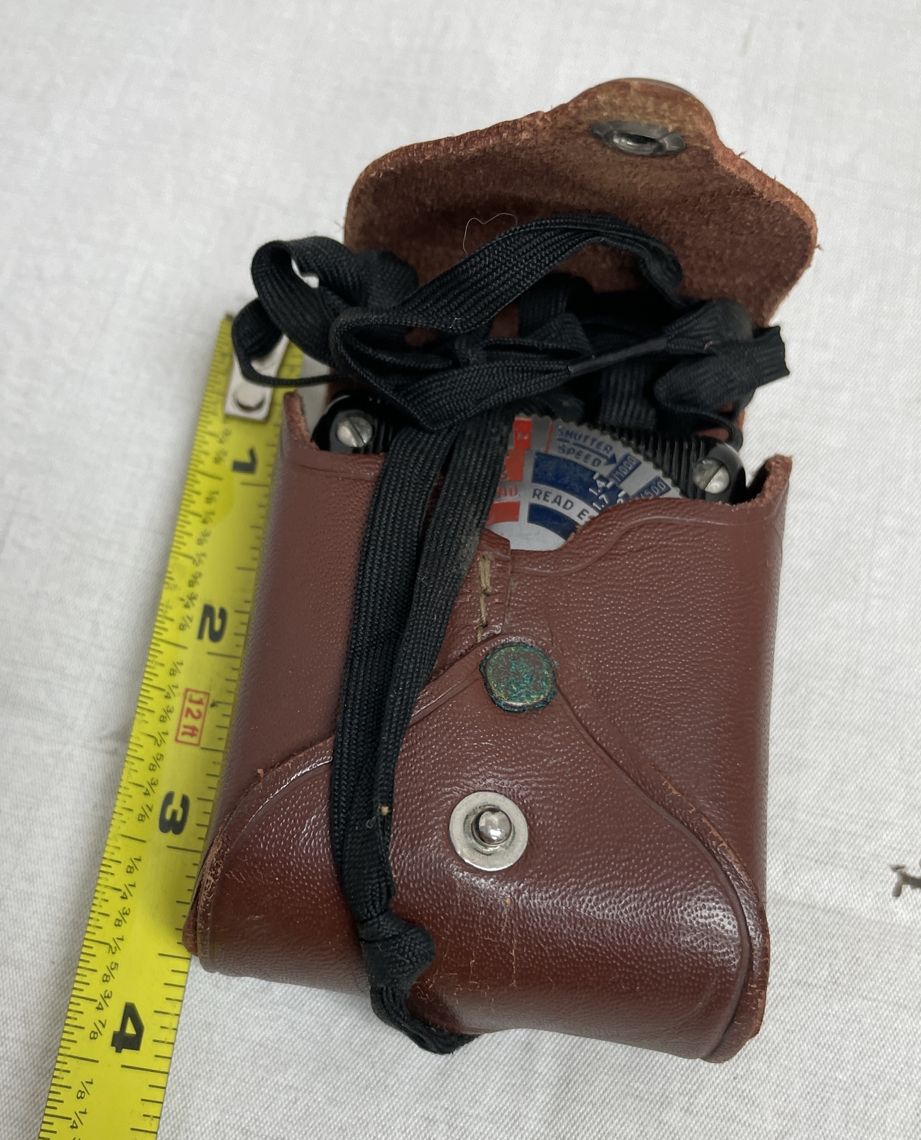 Vintage GM Laboratories Inc SKAN Exposure Meter w/ Original Leather case