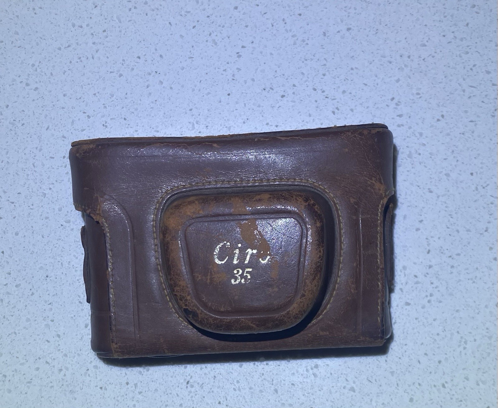 Ciro 35, 50mm Film Camera and Original Leather Case, Made In USA