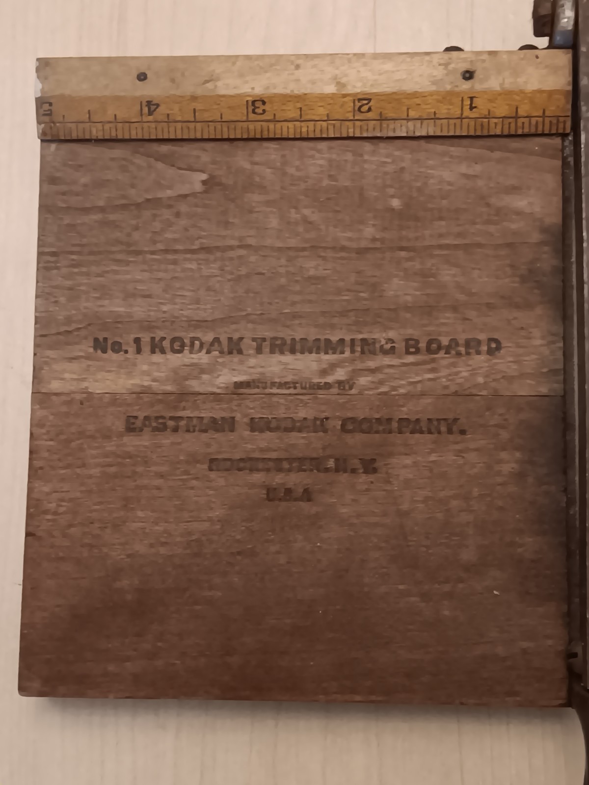 Vintage No.1 KODAK Trimming Board USA