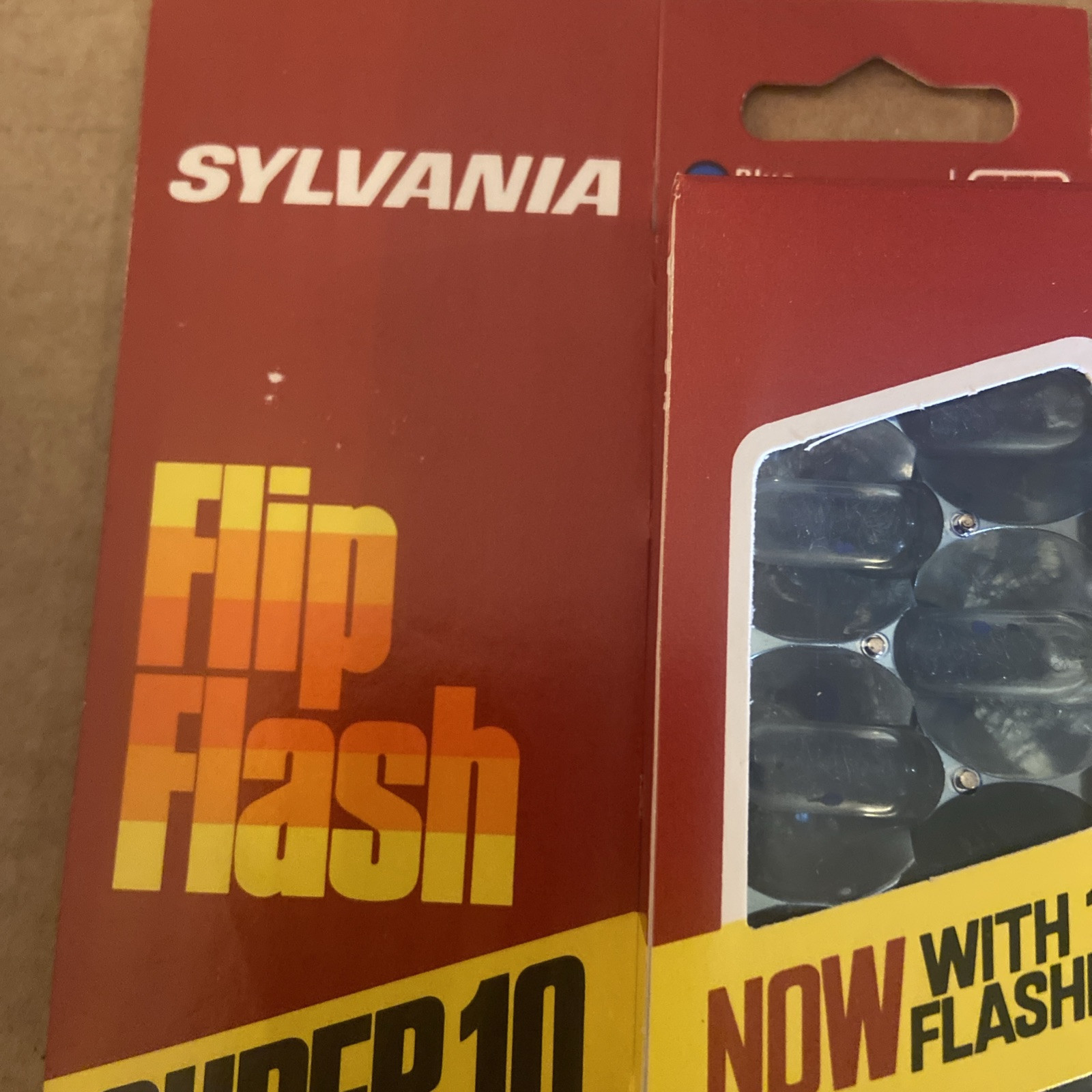 Sylvania Blue Dot Flip Flash Super 10 Flashes | NOS, For Flipflash Cameras