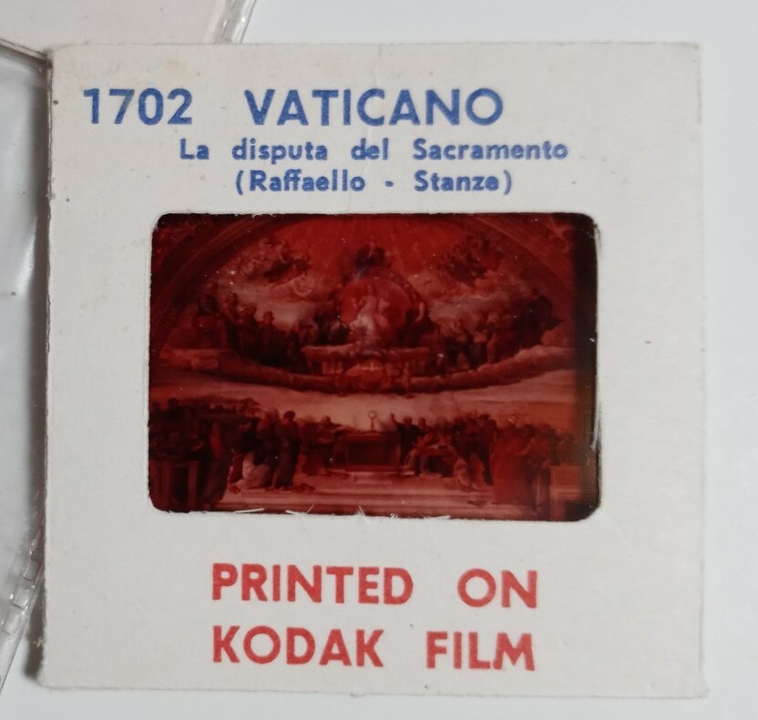 Vintage Logan E-Z Slide Sorter Viewer 1055 w/ Slides Original Rome Italy