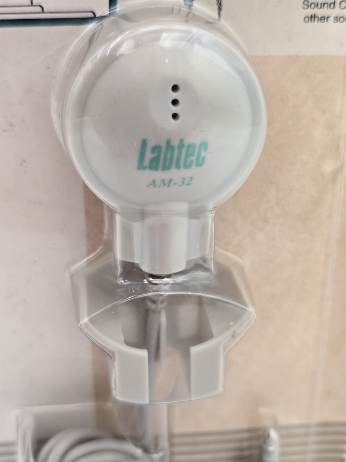 Vintage Labtec AM-32 Deluxe Multimedia Microphone NOS OEM Y2K Cam Accessory