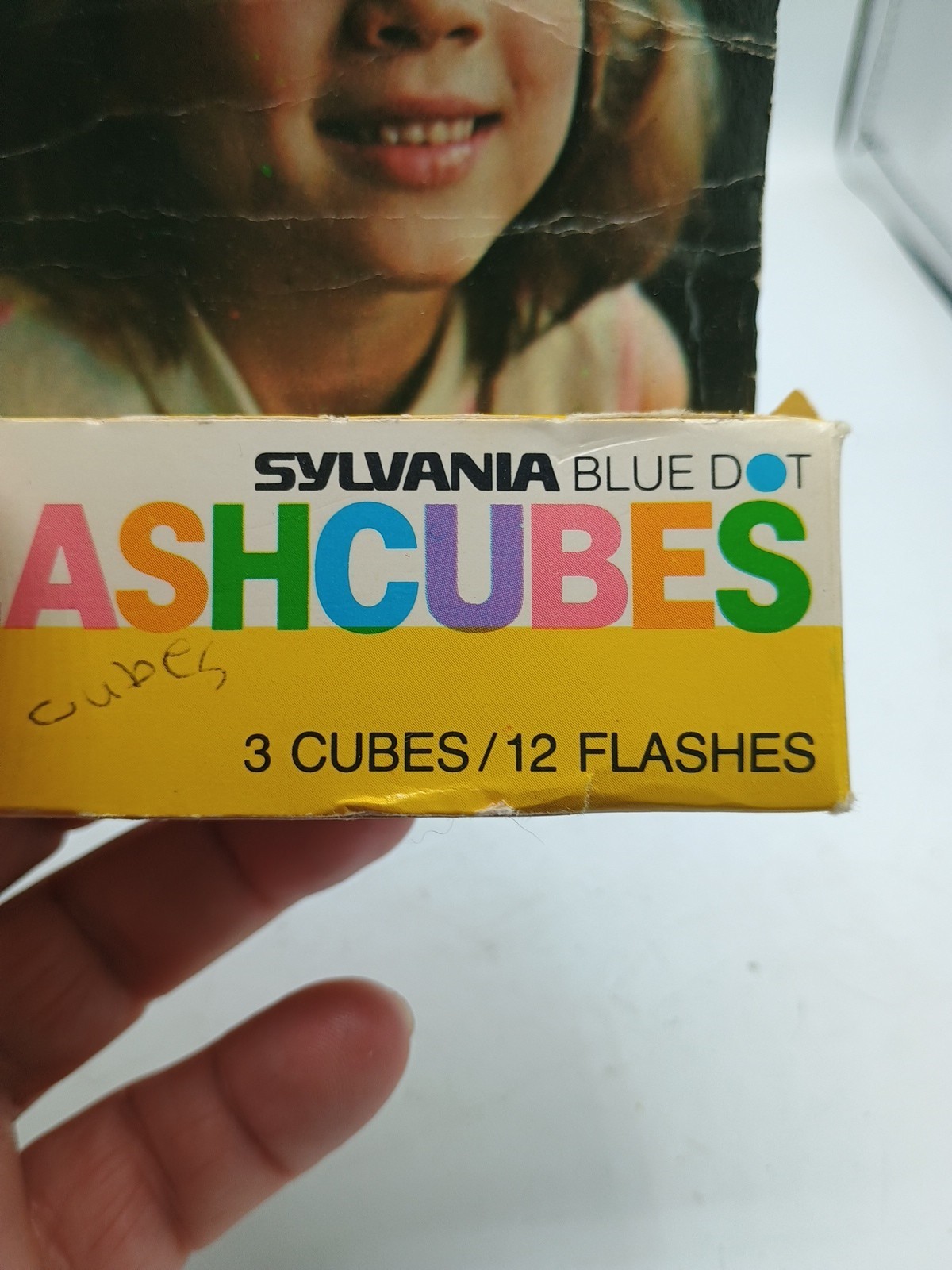 VINTAGE Sylvania Flash Cubes Blue Dot Pack of 3 -12 Flashes New In Box