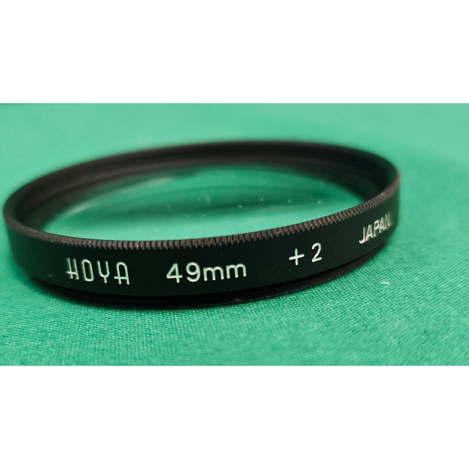 Hoya Close-Up Lens Filter Kit Set 49mm 49.0s +1 +2 +4 & Case Instructions