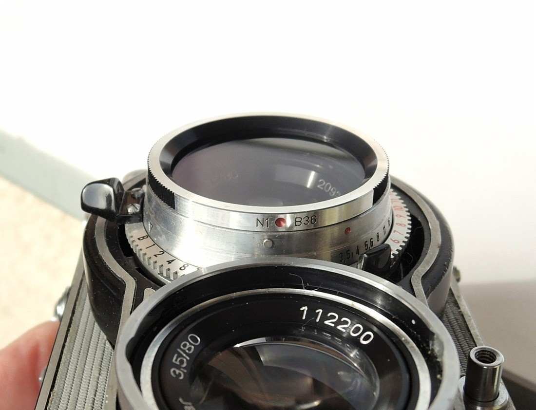 Flexaret MEOPTA N1 B36 Gray Filter Czechoslovakia Genuine Accessories Bayonet
