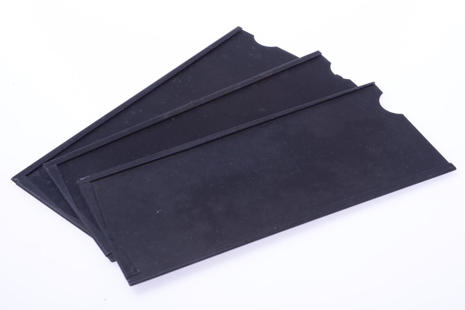 ✅ 3 ANTIQUE CUT SHEET FILM ADAPTERS STEREO FOR PLATE HOLDER 6X13CM CAMERA