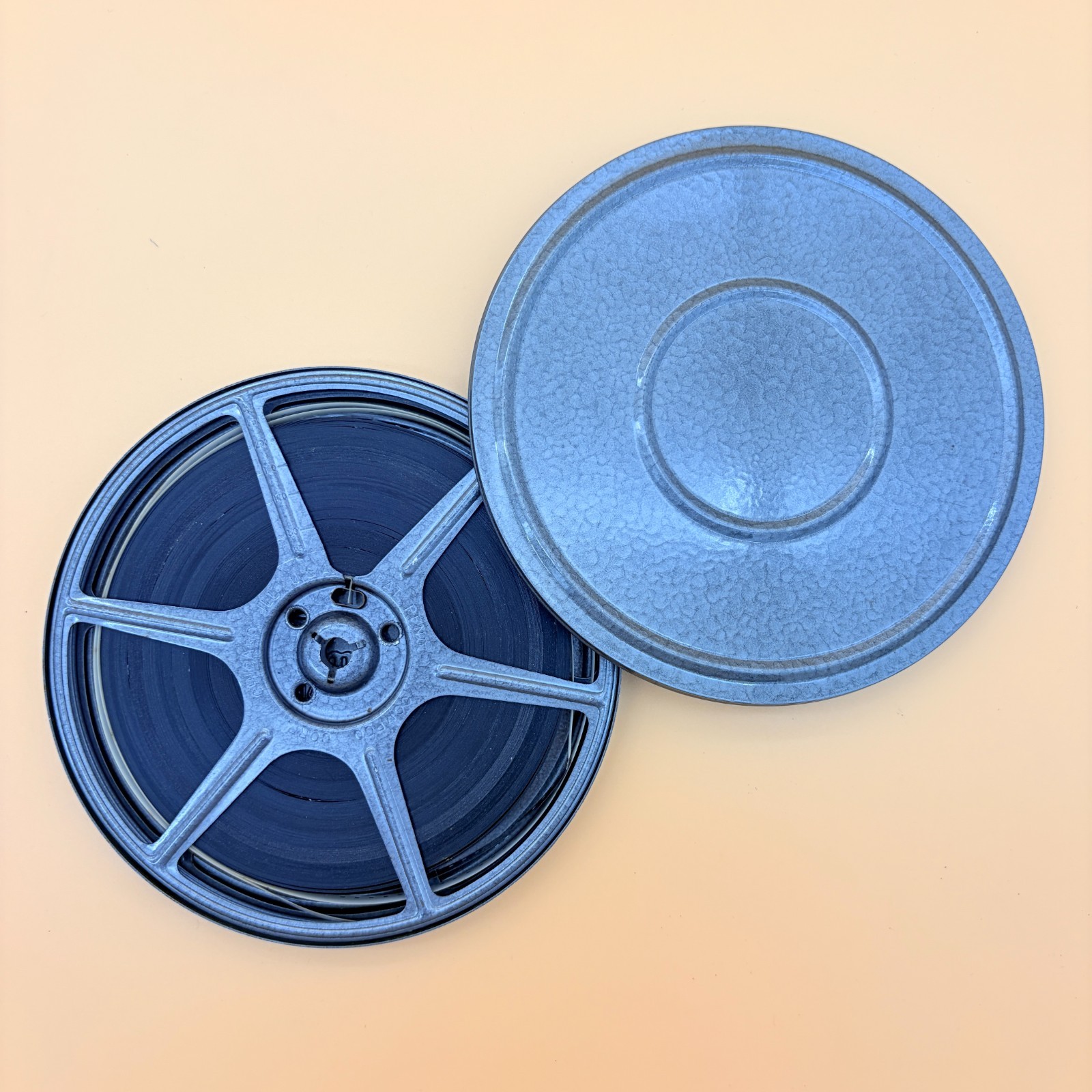 8mm Home Movie Film Reel Compco Metal 6 Inch 300ft Can Vintage Movie Film