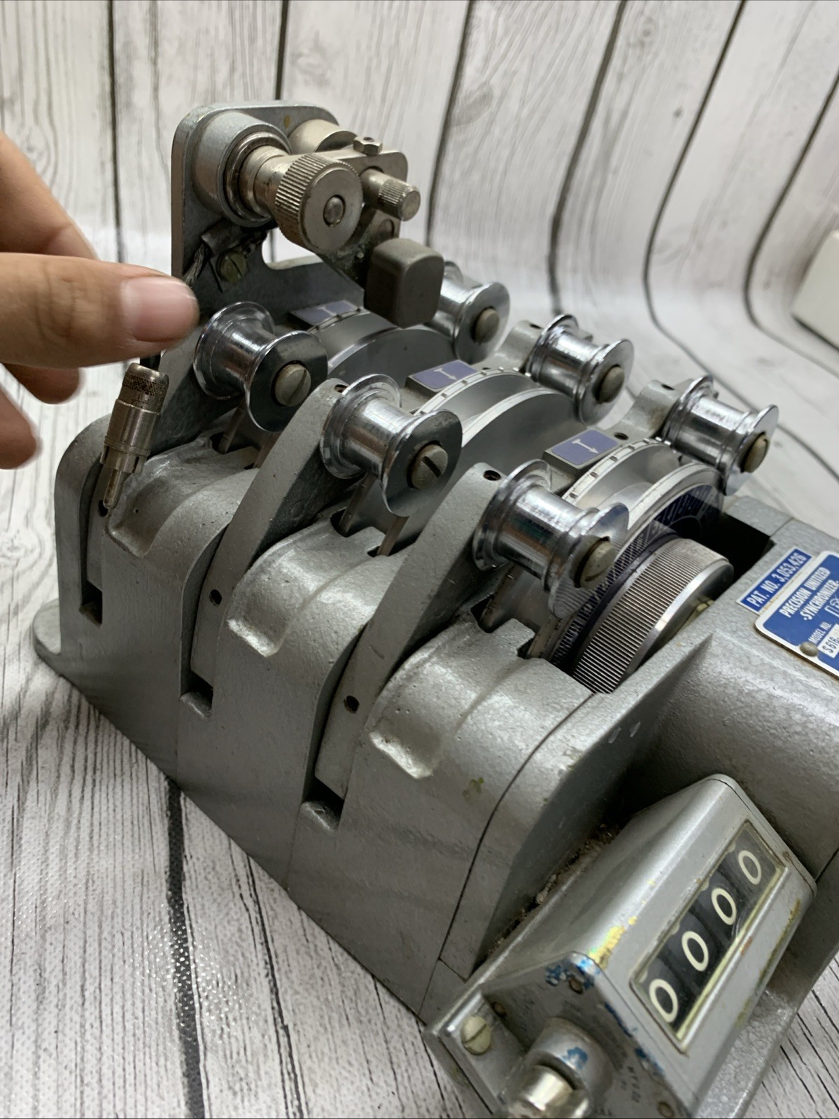 Precision synchronizer s616-4 35mm movie film editing equipment vintage