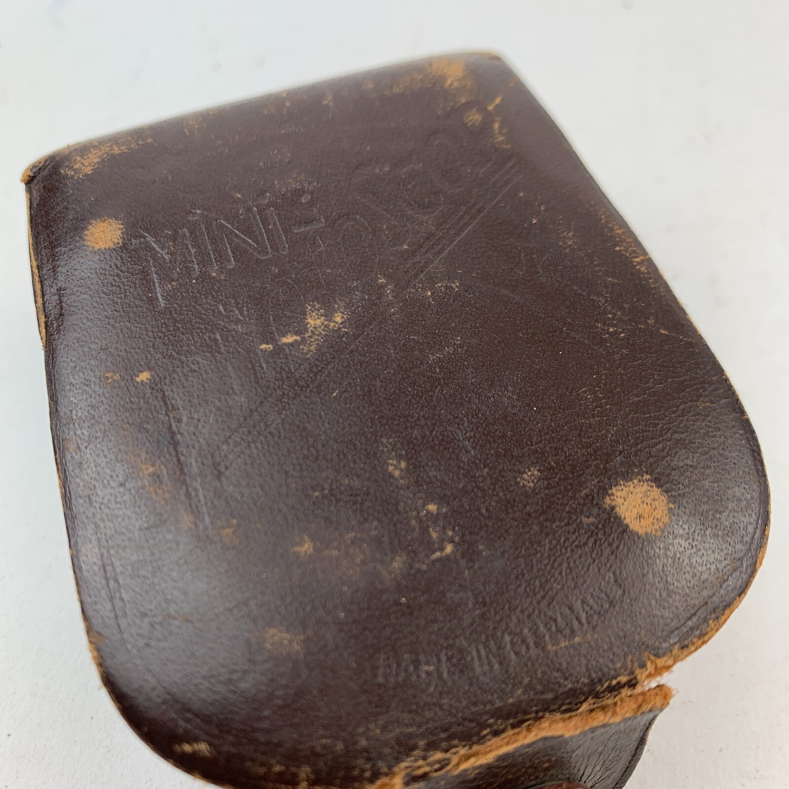 Vintage Mini Photoscop Camera Light Meter Leather Case Made in Germany Untested