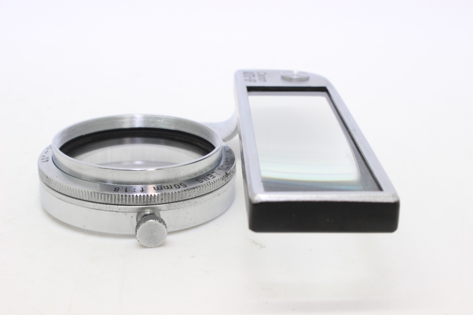 【 MINT IN CASE 】 CANON AUTO-UP V-1 Close Up Lens FOR CANON 50mm F1.8 From JAPAN
