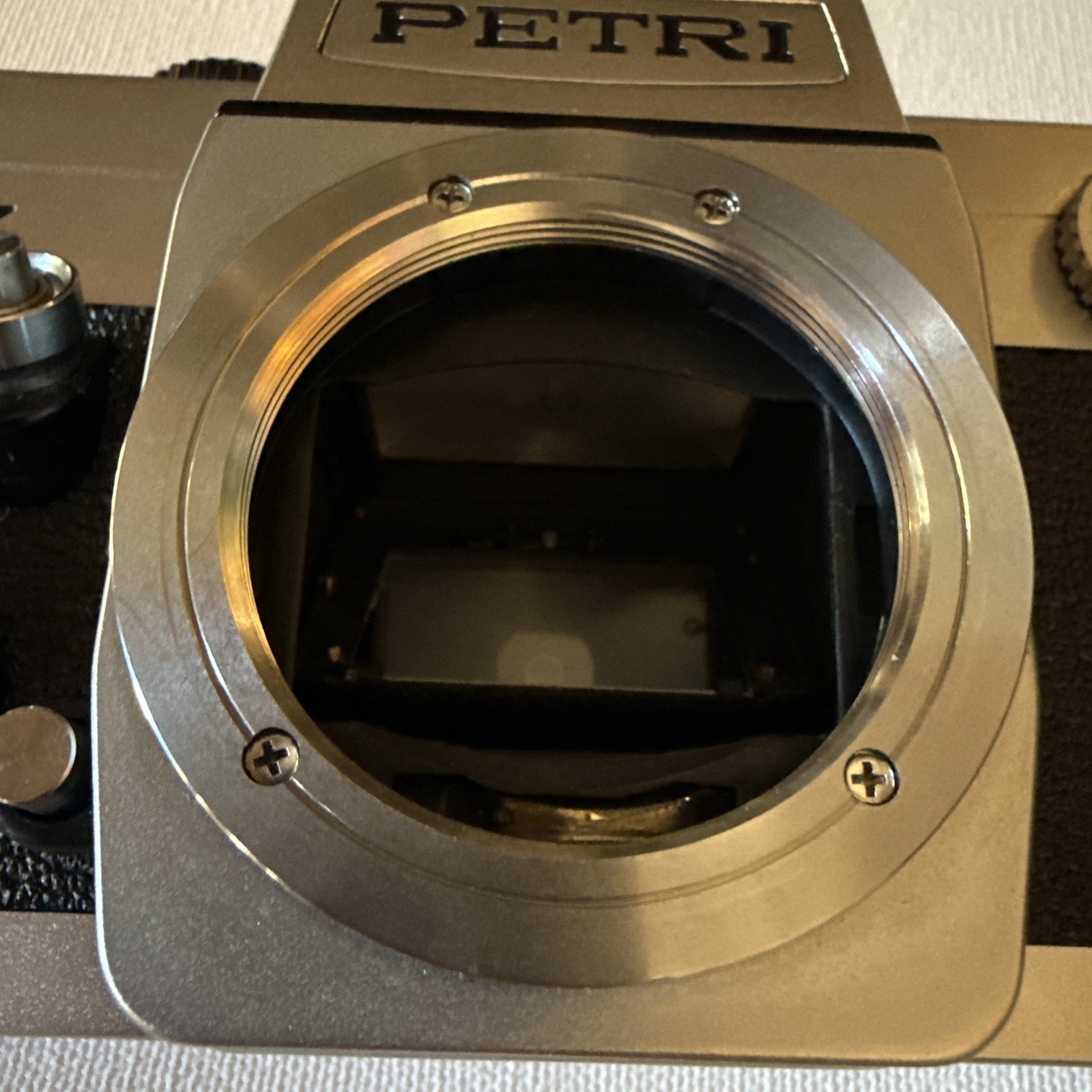 Petri FTX 35mm Film Camera Body Only Vintage Untested Repair No Lens PARTS ONLY