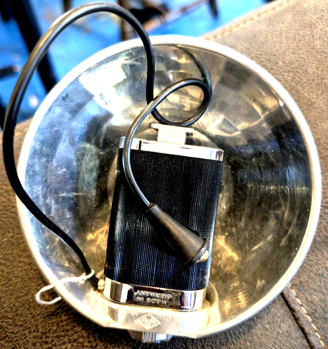 AGFA Flash Unit with Bulb Reflector and Case Vintage Photo Accessory Germany
