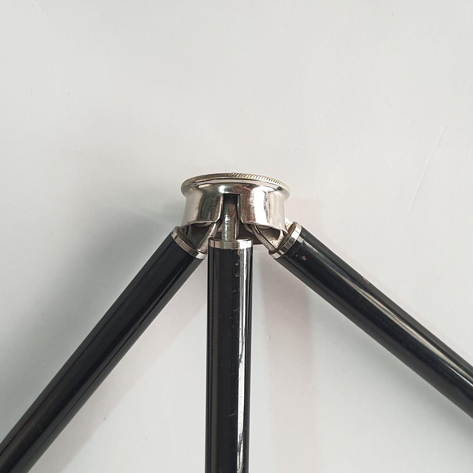 Vintage SUSIS Normal Brass Camera Tripod German Black Enamel Antique Stand 131cm