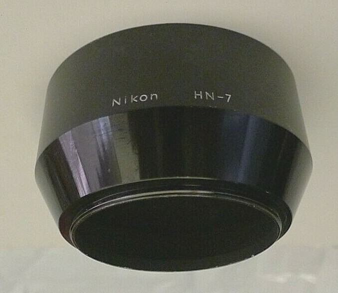 Nikon HN-7 Metal Lens Hood – Original Screw In Type – Japan