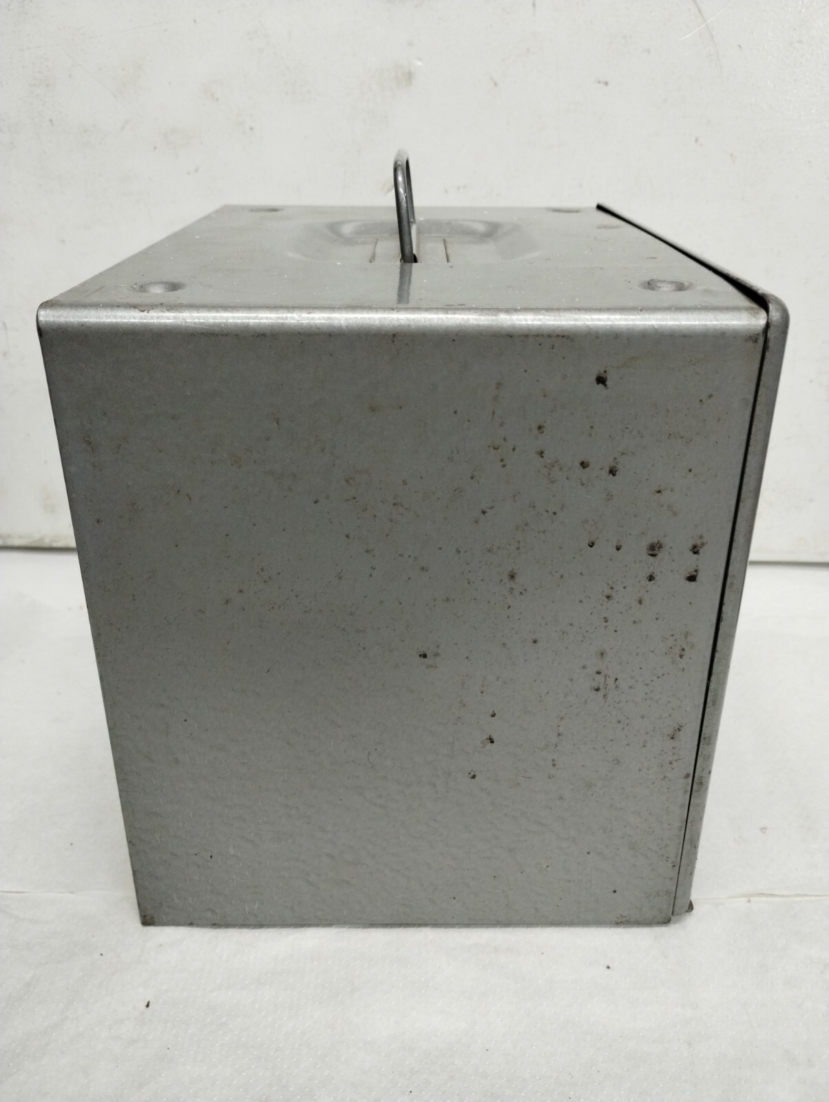 Brumberger 8mm Movie Film Reel Can Metal Storage Box Empty Vintage